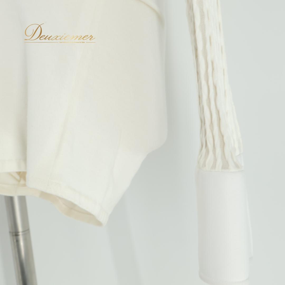 【日本製 社交ダンス衣装】ホワイト Hasebe シャツ ブラウス 白 レース