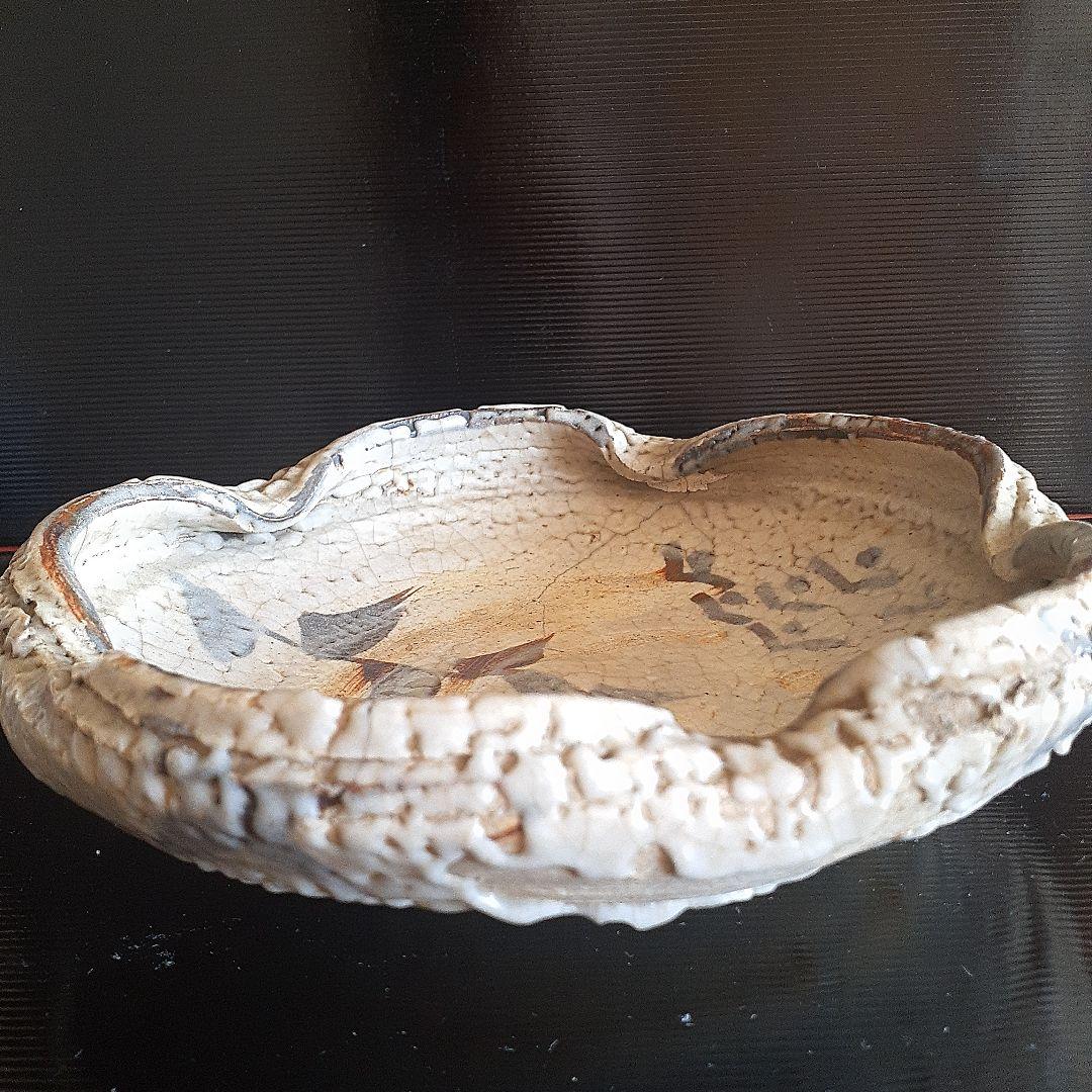 江戸時代古絵志野菓子器箱付き