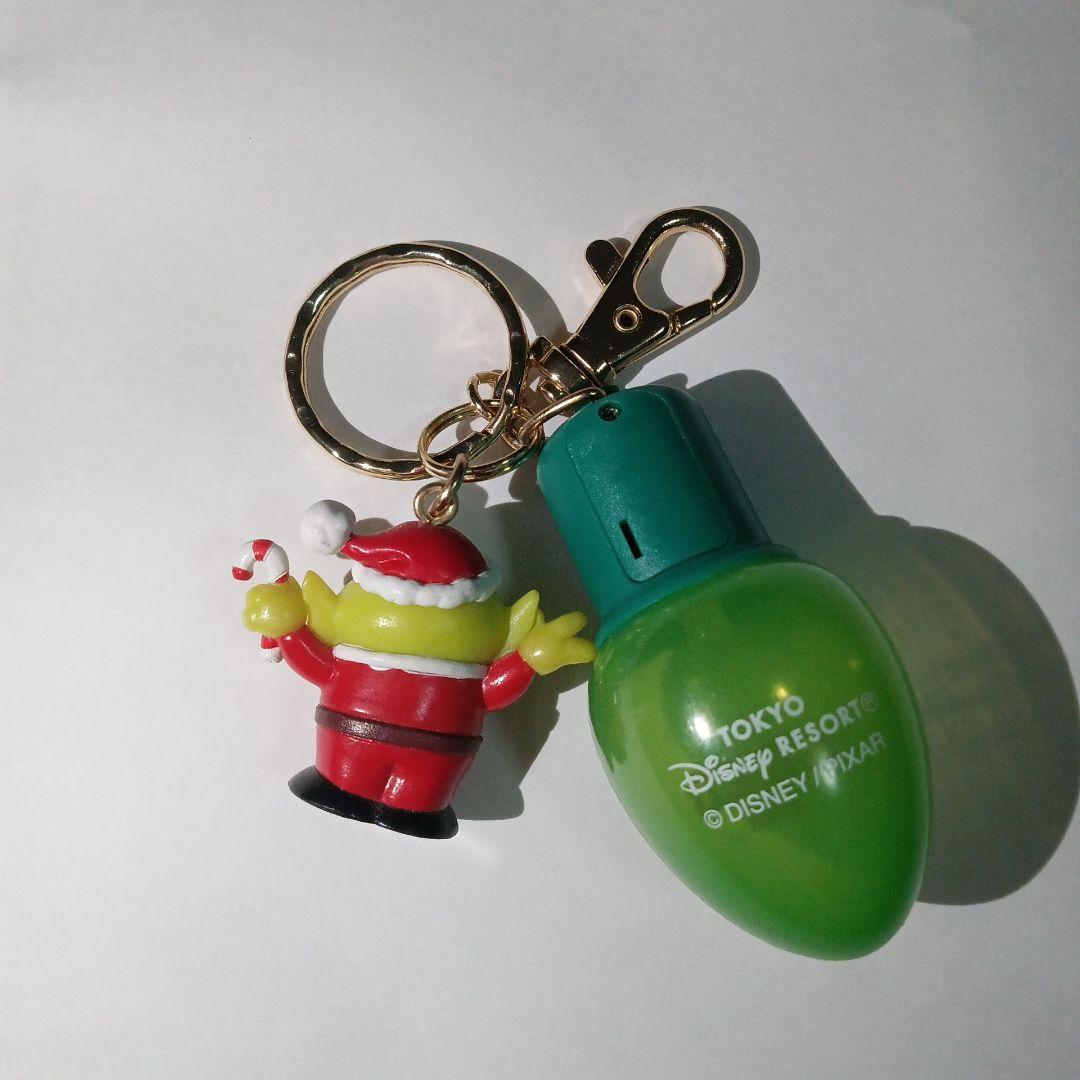 トイストーリー　リトルグリーンメン ライト キーチェーン ディズニー クリスマス