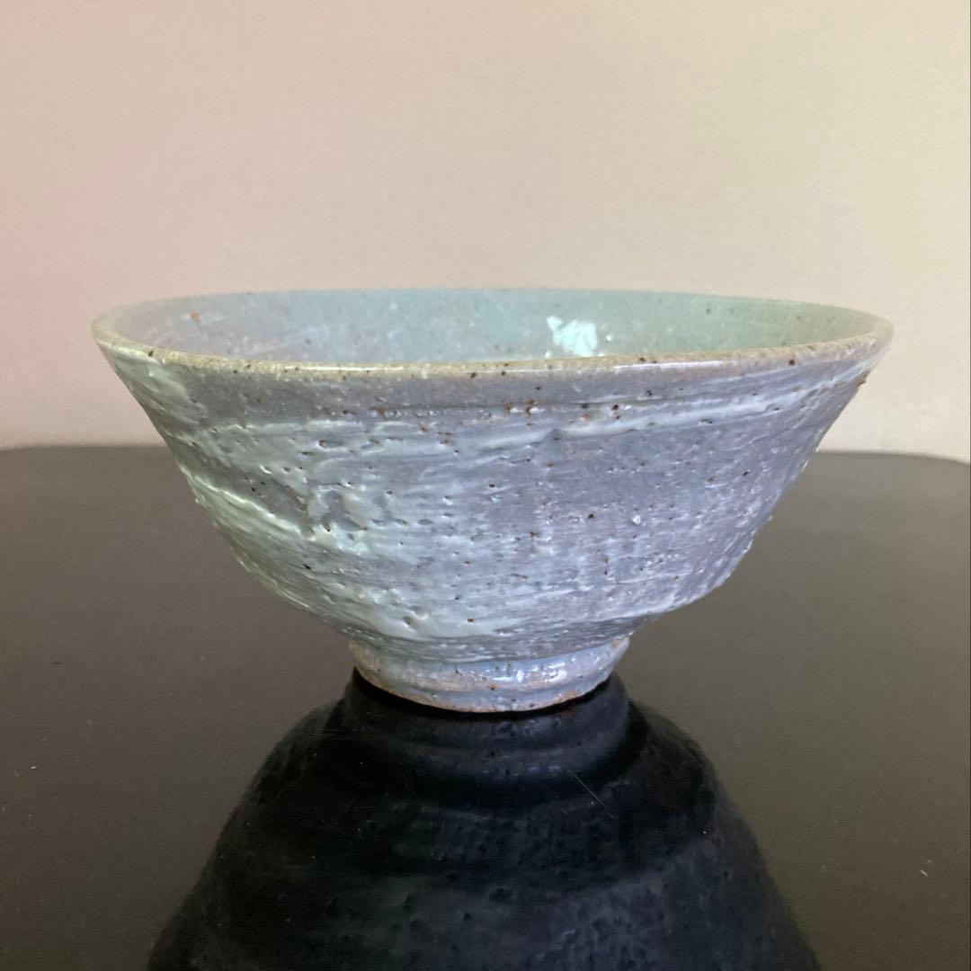 韓国人間国宝 池順鐸作 高麗陶窯 茶碗 共箱 共布 栞付 1客