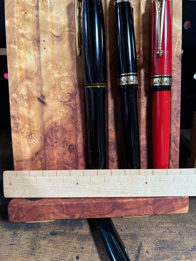 kentaro-papa ケンタロウパパ　花梨紅白　ペンスタンド　ペン立て　楔