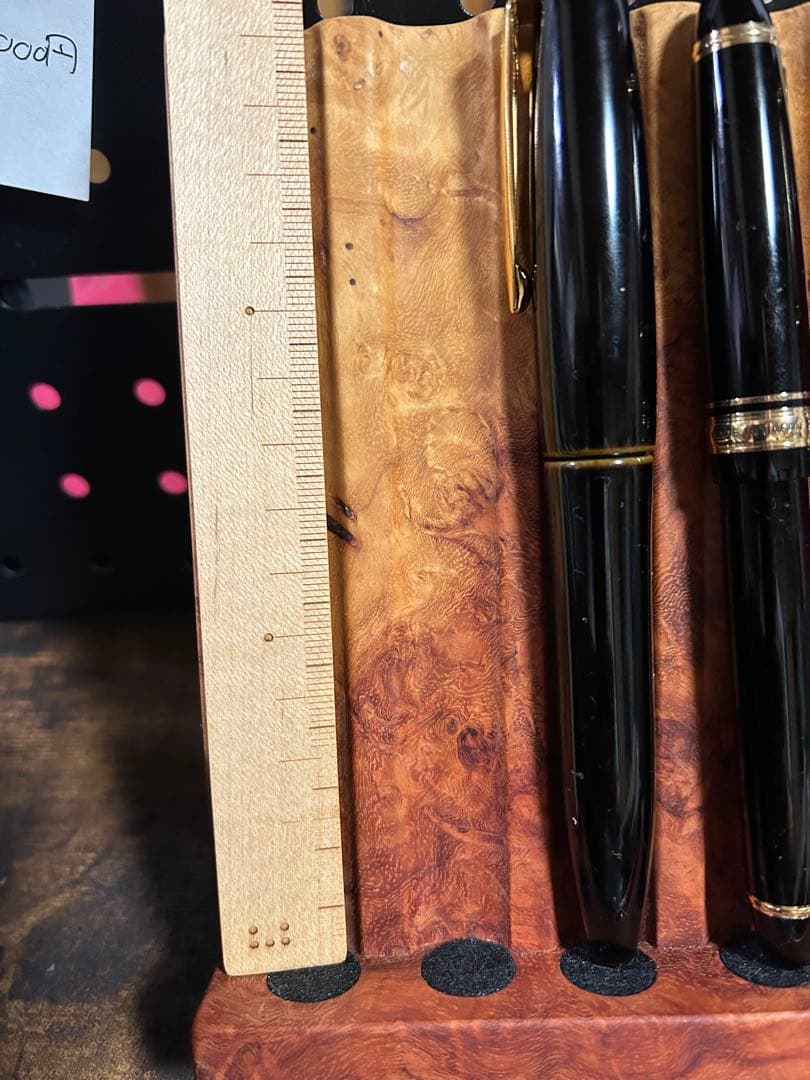 kentaro-papa ケンタロウパパ　花梨紅白　ペンスタンド　ペン立て　楔