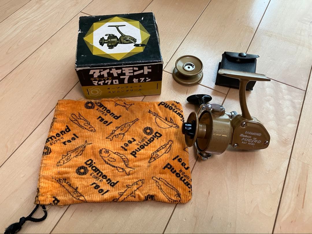 【最終値下】大森製作所 ダイヤモンド デラックス マイクロ 7 オールドリール