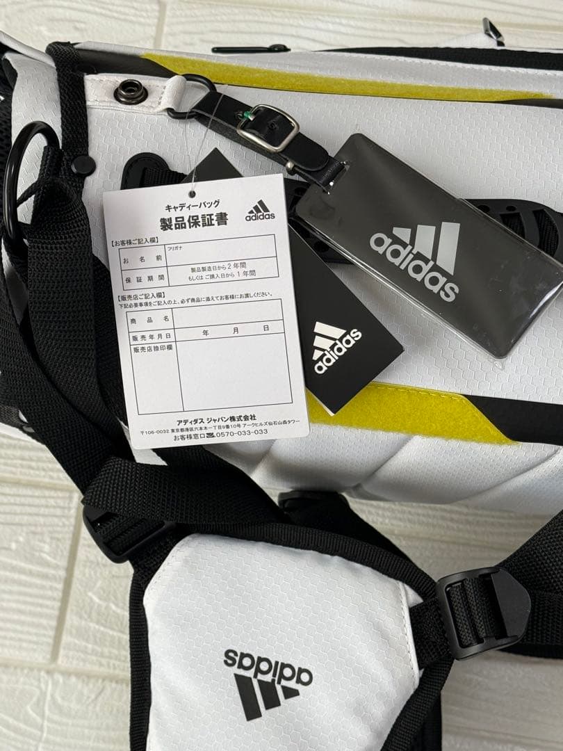 ふみちゃんadidas ゴルフバッグキャディバッグDG711 HG5752