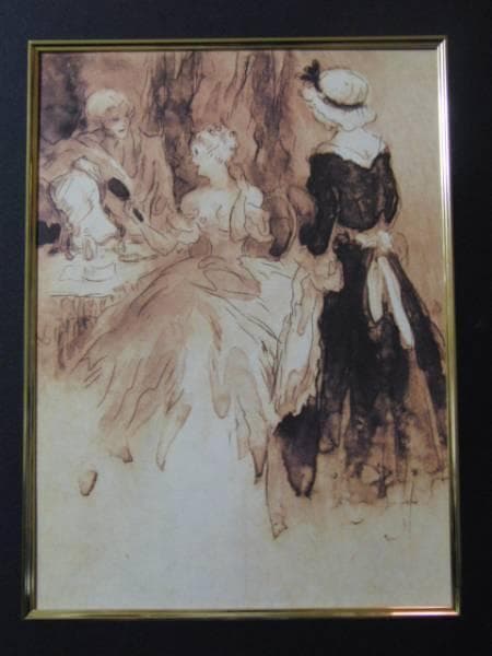 ルイ・イカール限定版・アールデコ/ドレッサー、希少な額装用画集より