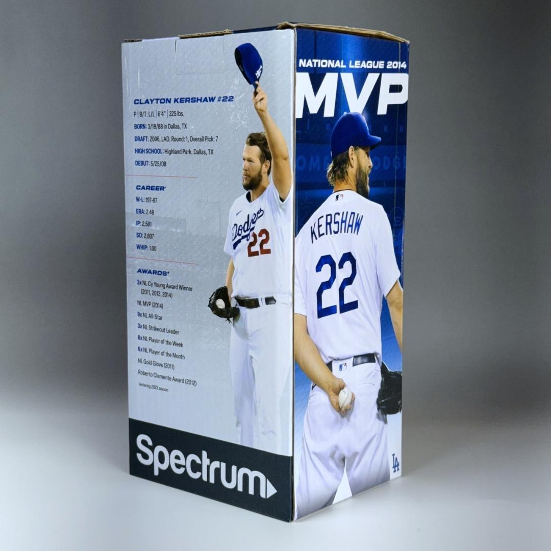 新品 クレイトン・カーショウ ボブルヘッド フィギュア ドジャース MVP