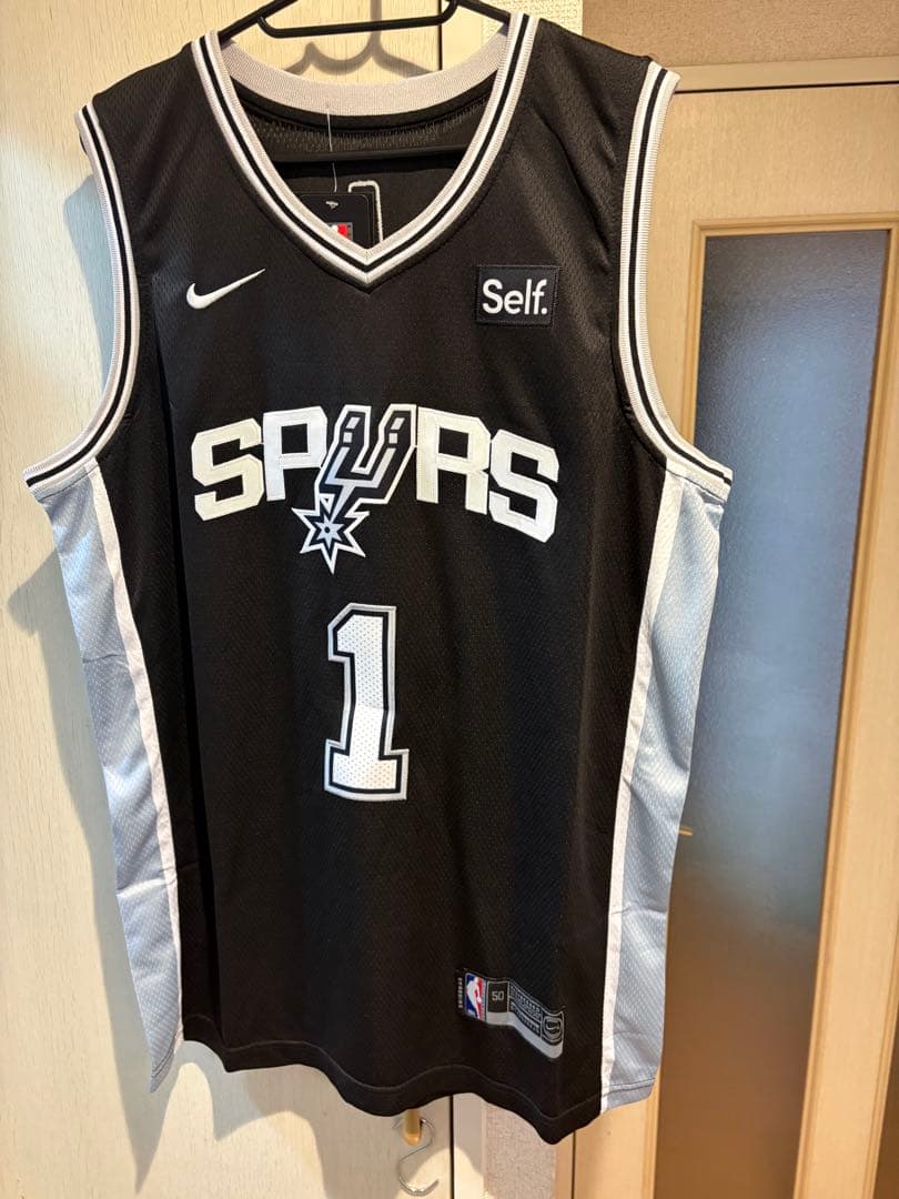 NBA スパーズ　ウェンバンヤマ　ユニフォームパンツセット