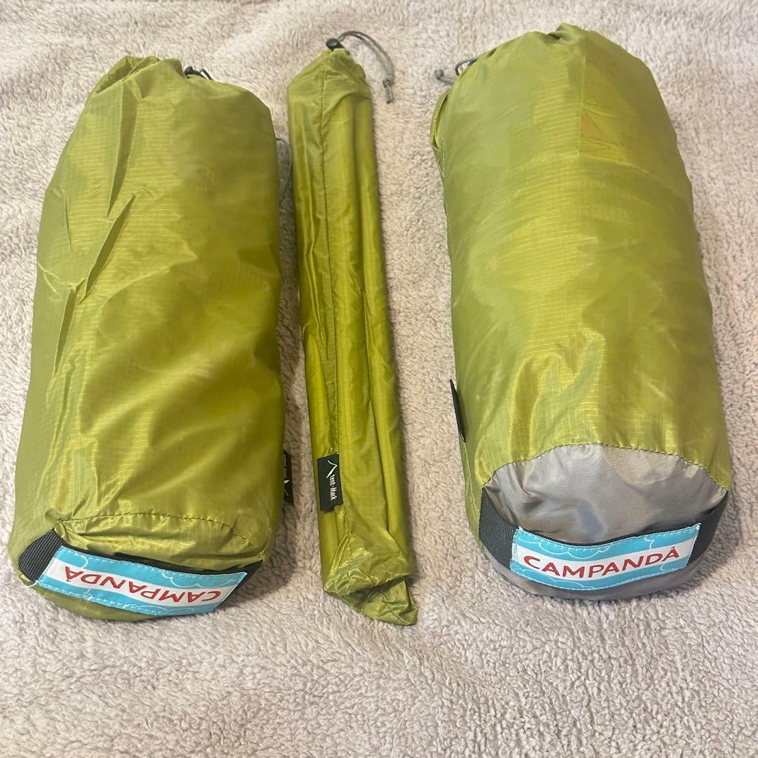 【新品未使用】テンマクデザイン キャンパンダ 緑 インナー, グランド, テント