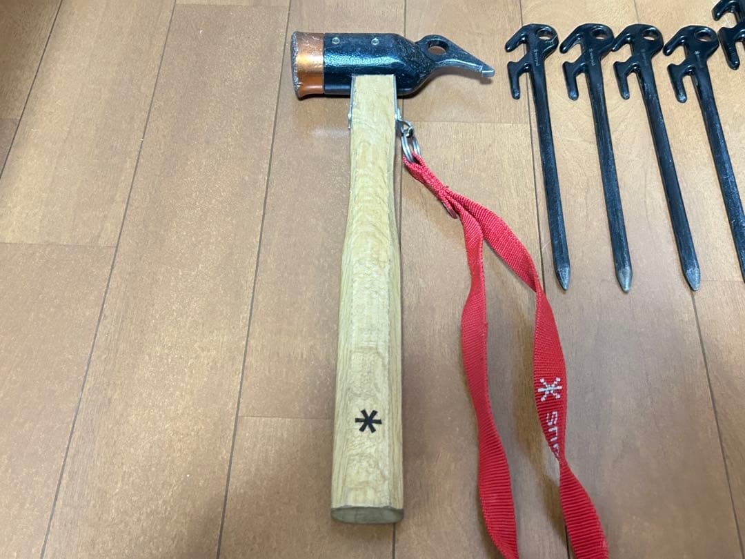 スノーピーク ソリッドステークデルタ＋ペグハンマー＋マルチコンテナセット