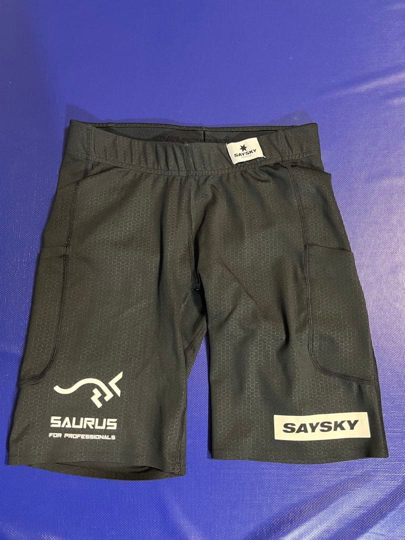 SAYSKY SAURUS ランニング ハーフタイツ メンズ XS 【中古美品】