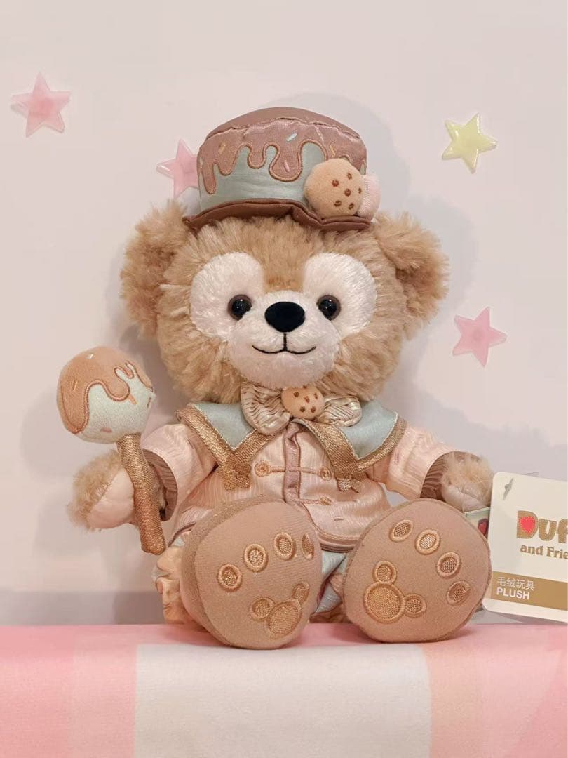 【お顔厳選】新作　上海ディズニー　バースデー　リーナベルぬいぐるみSSサイズ