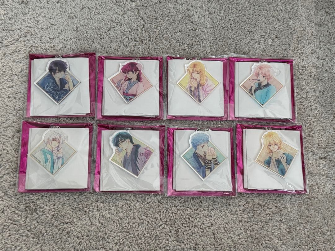 暁のヨナ　カフェ　アクリルキーホルダー　コンプリートセット