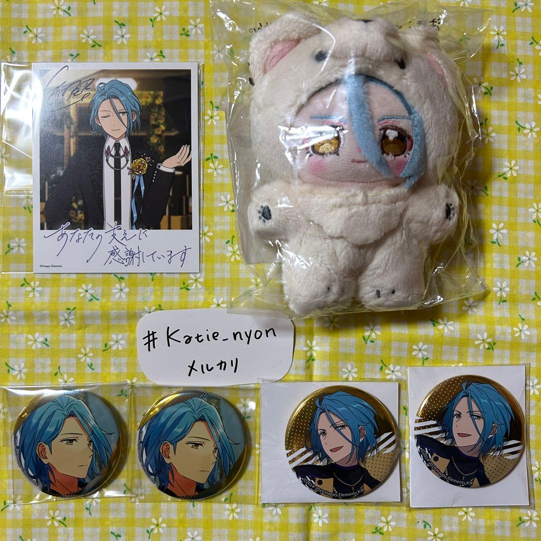 【セット】あんスタ いつぬい バースデーカード 缶バッジ HiMERU