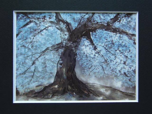 安藤岬、【櫻】、希少な額装用画集より、美品、新品額装付、インテリア