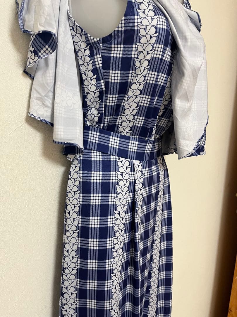 LULUOLI パカラ　レフア　ブラウス＆スカート　ネイビー　未使用　フリー