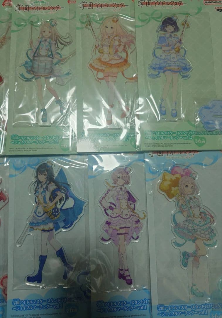学園アイドルマスター スタンド付きビッグアクリルプレートジョイフルマーチング全種