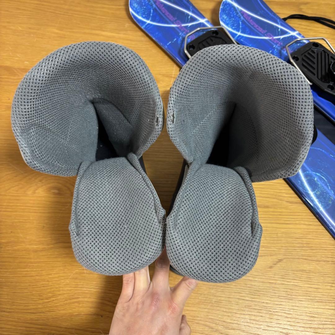 レディース　メンズ　ショートスキー　ファンスキーセット　22.5㎝-23㎝