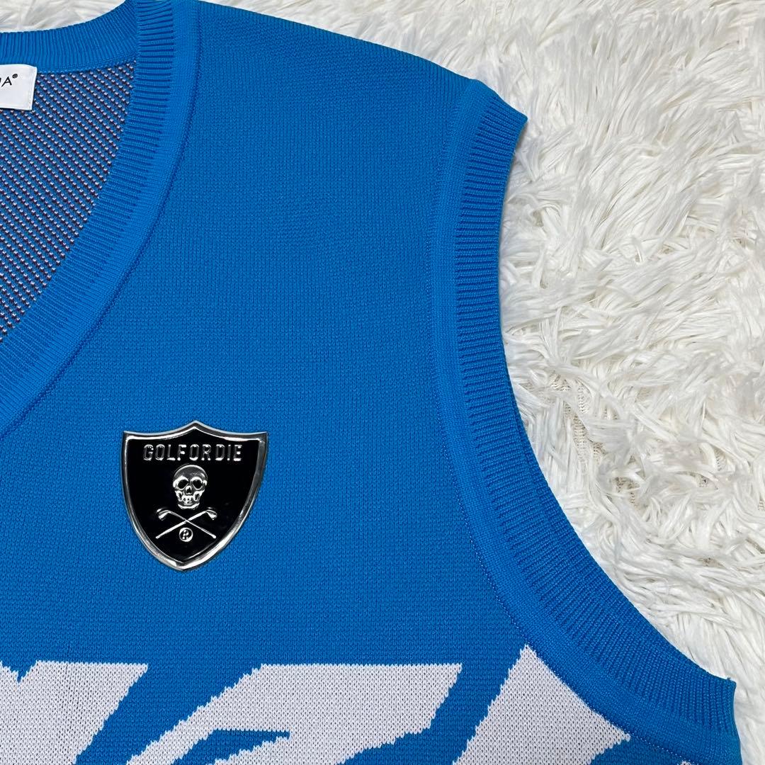 極美品 MARK&LONA ニットベスト ゴルフ 46