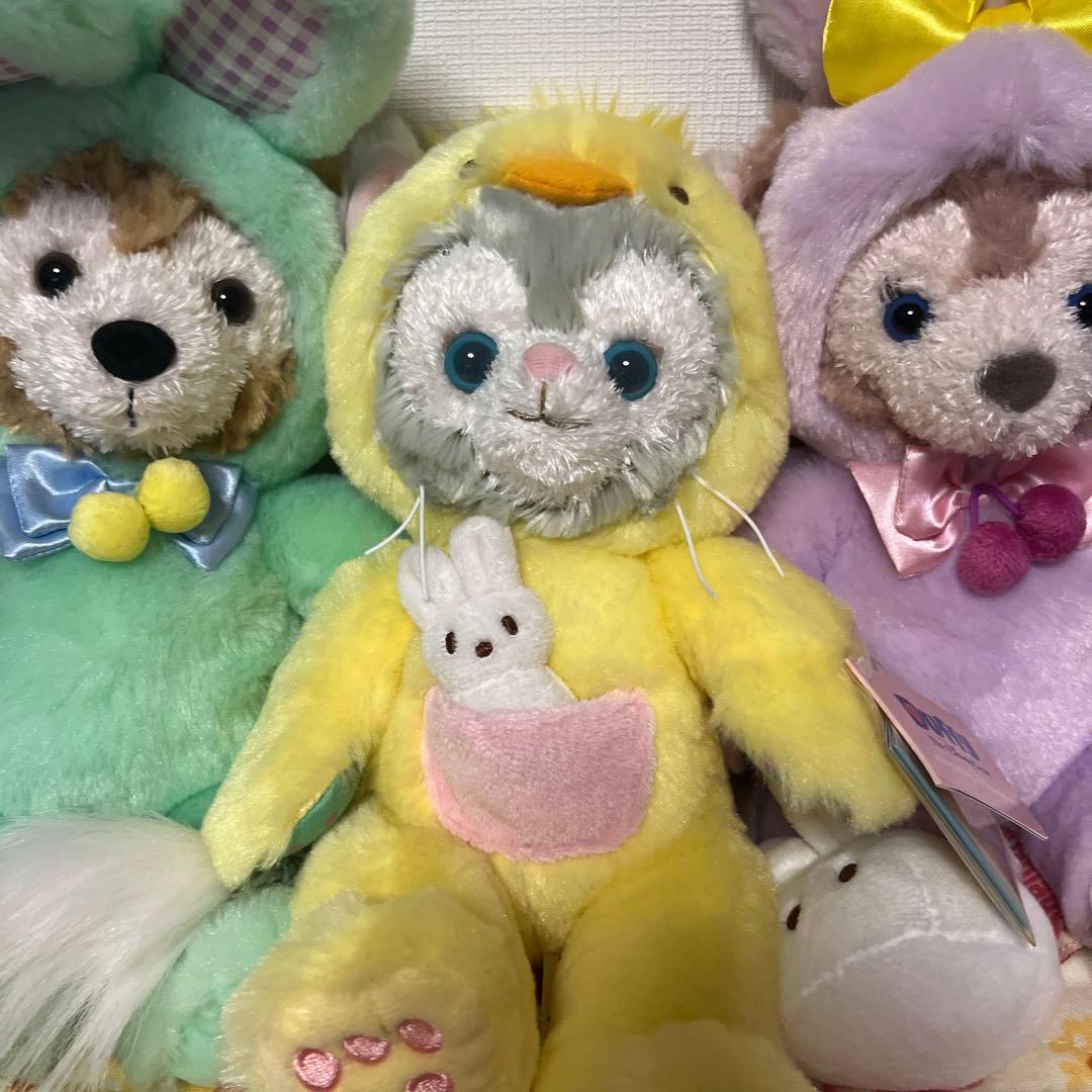 新品未使用　ダッフィー　ジェラトーニ　シェリーメイ　香港ディズニー　ぬいぐるみ