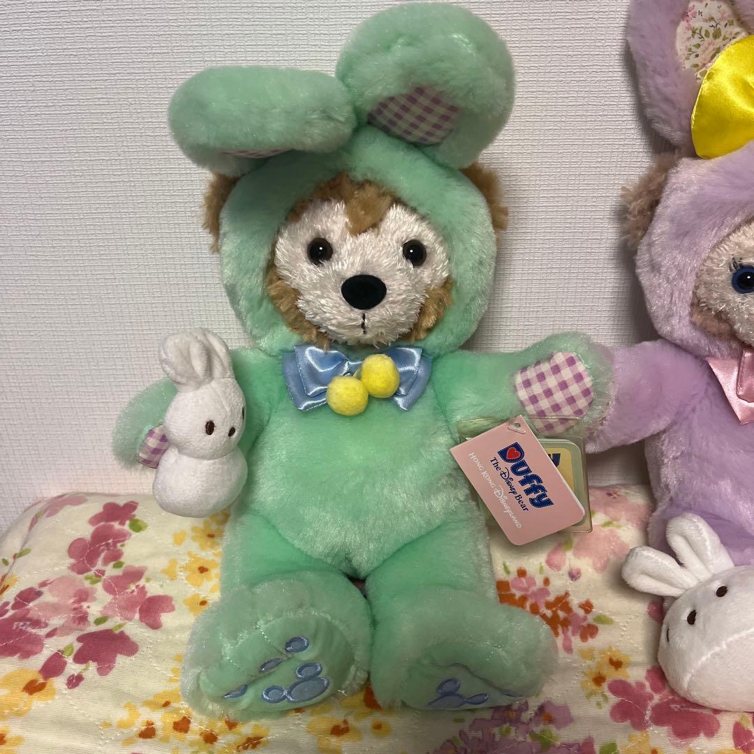 新品未使用　ダッフィー　ジェラトーニ　シェリーメイ　香港ディズニー　ぬいぐるみ