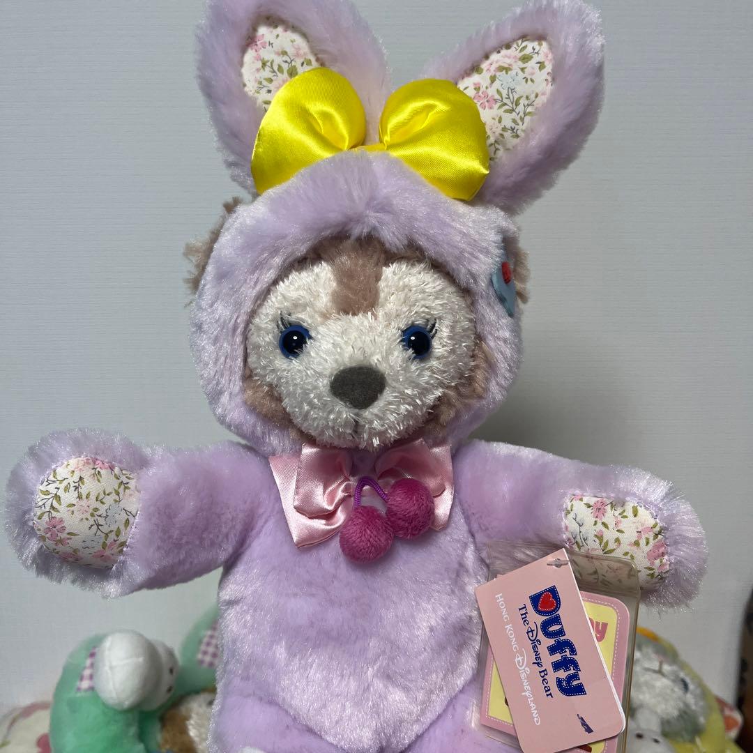 新品未使用　ダッフィー　ジェラトーニ　シェリーメイ　香港ディズニー　ぬいぐるみ