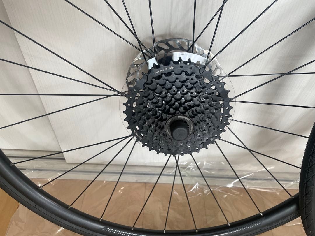 ブラック完組ホイール ディスクブレーキ対応