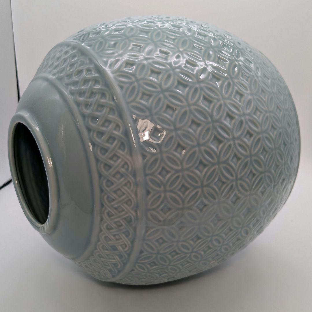 青磁 壺花瓶 壷 花生 花入 花器 フラワーベース 砥部焼？ 高麗青磁？ 置物