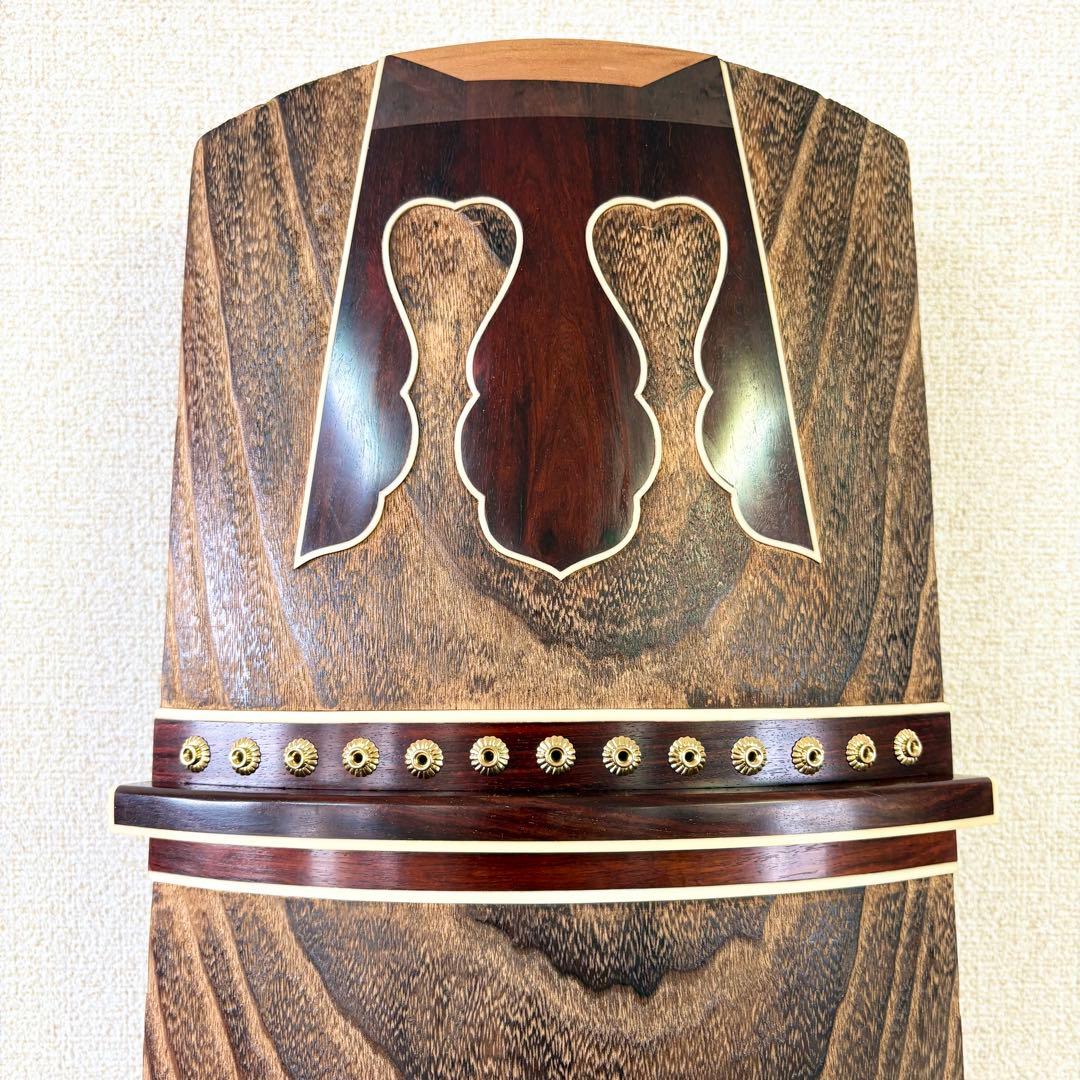 新品未使用 お琴 フルセット付属品付 上角すだれ彫 定価40万円相当 糸張り込