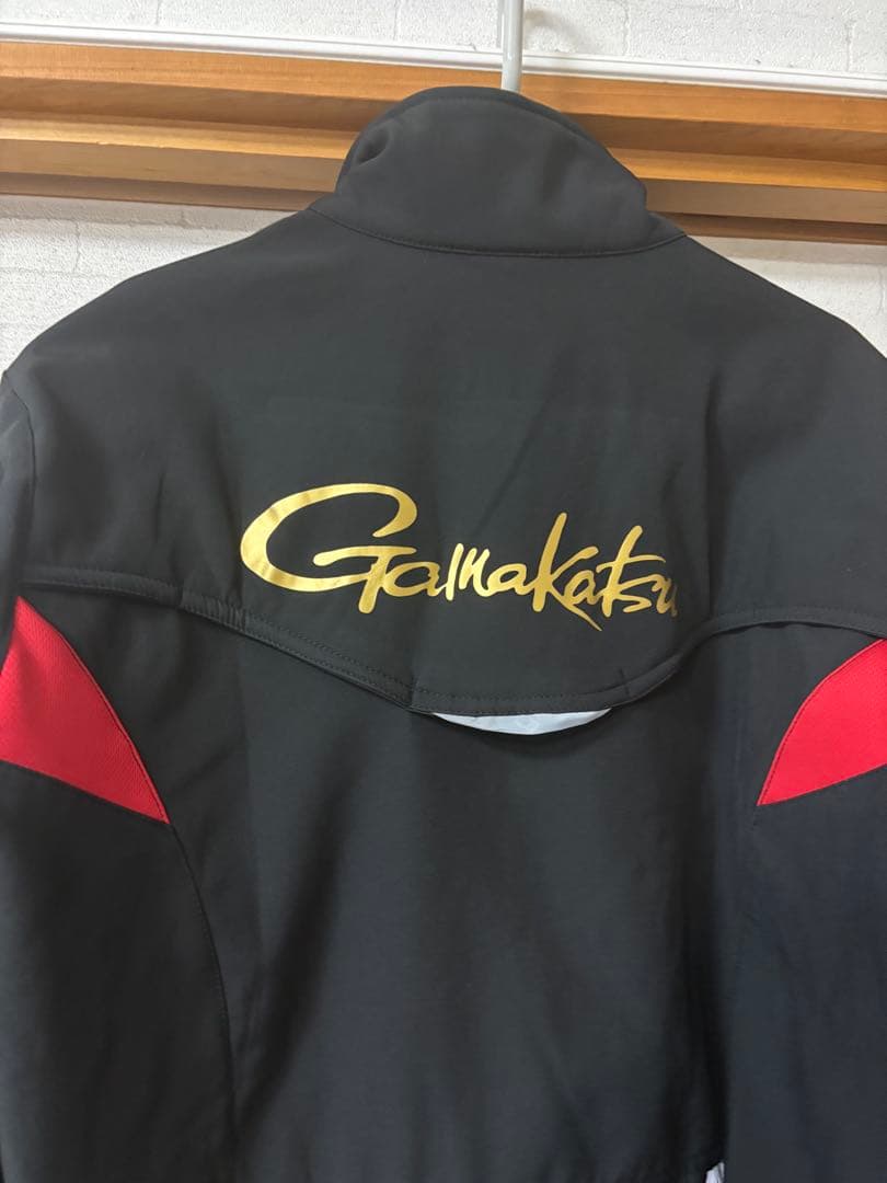 Gamakatsu フィッシングジャケット 黒/赤