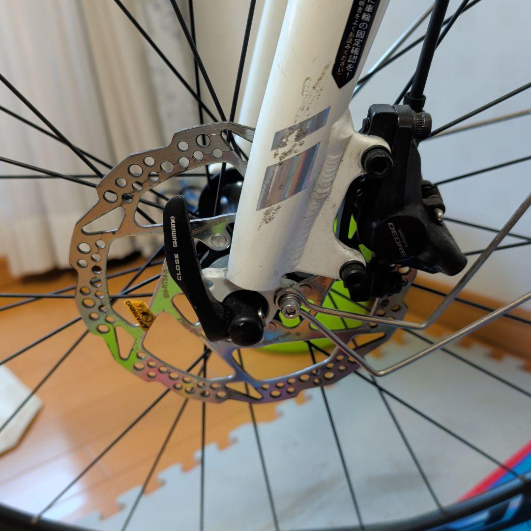 電動アシスト自転車 ホワイト 充電器付き VCR468　クルーズ　鍵 カバー付き