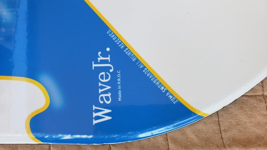 【YUKU★】子供用スノボ2点セット(120cm)、リーシュ、パッド付