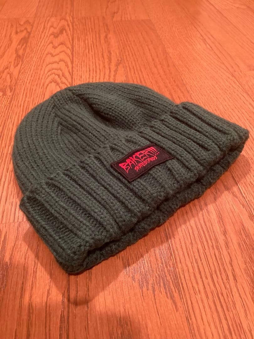 貴重！BAKER skateboard ビーニー　ニット　キャップ　cap