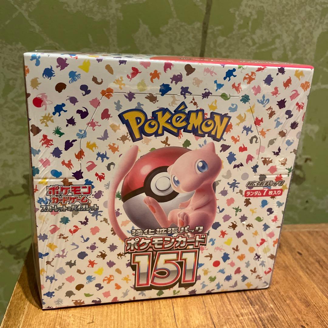 ポケモンカードゲーム 151 ボックス　未開封　シュリンク付き