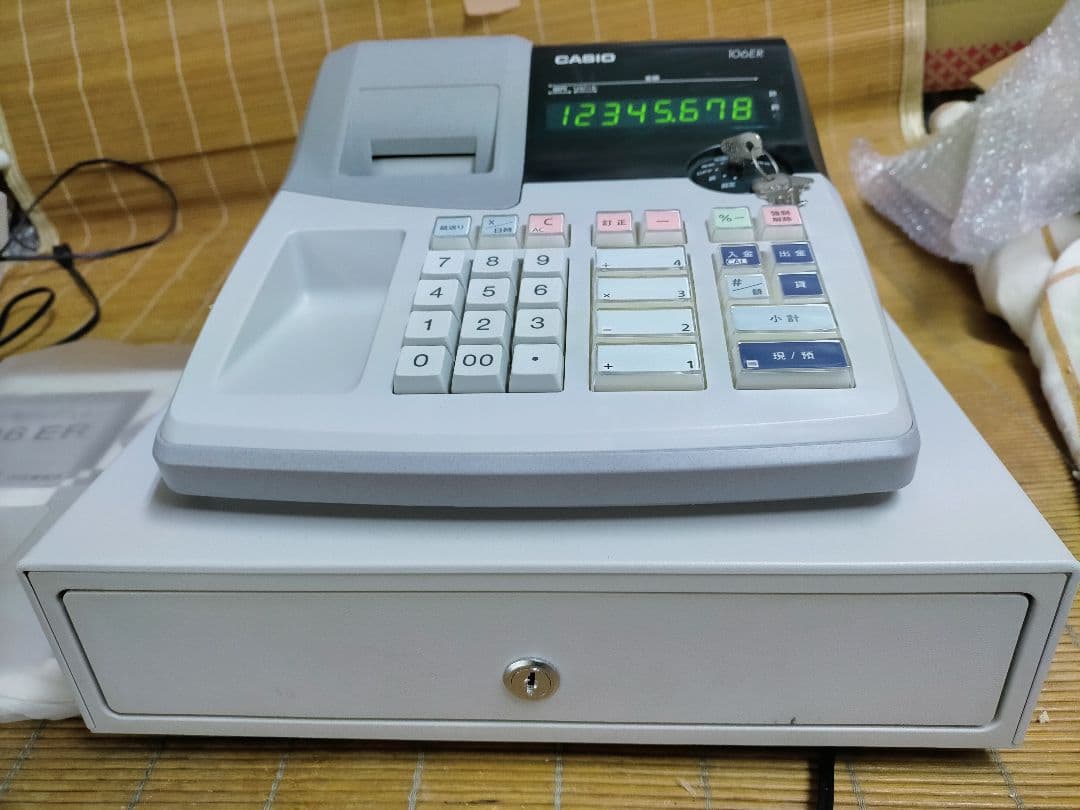 カシオレジスター　106ER　簡単便利特殊　送料込　811122
