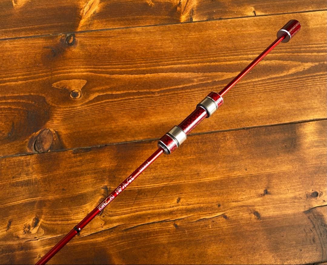 アジングロッド　s552ULF 165cm ライトゲームロッド　　レッド