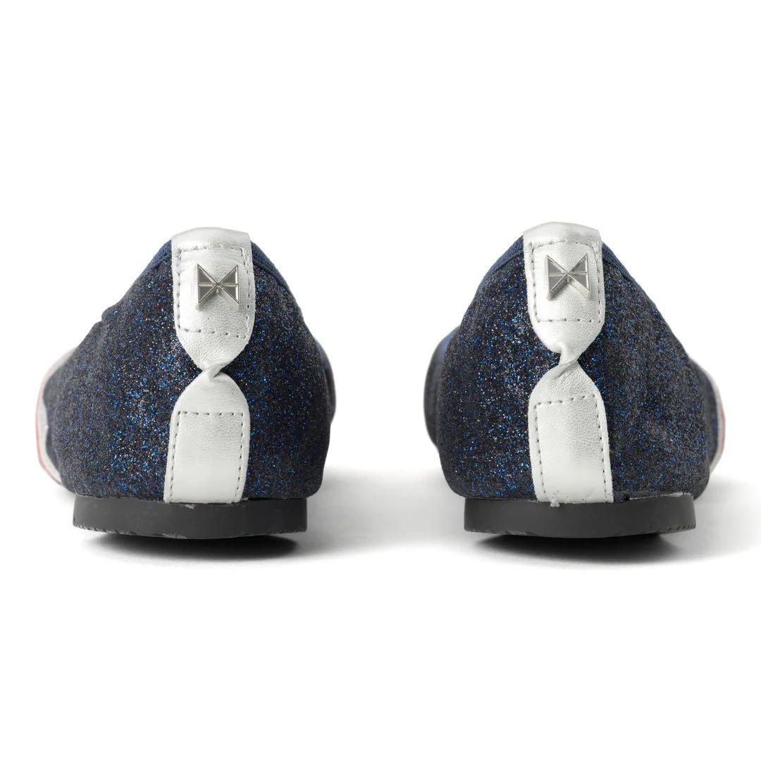 バタフライツイスト/JACQUI GLITTER（G-NVY/RED）40