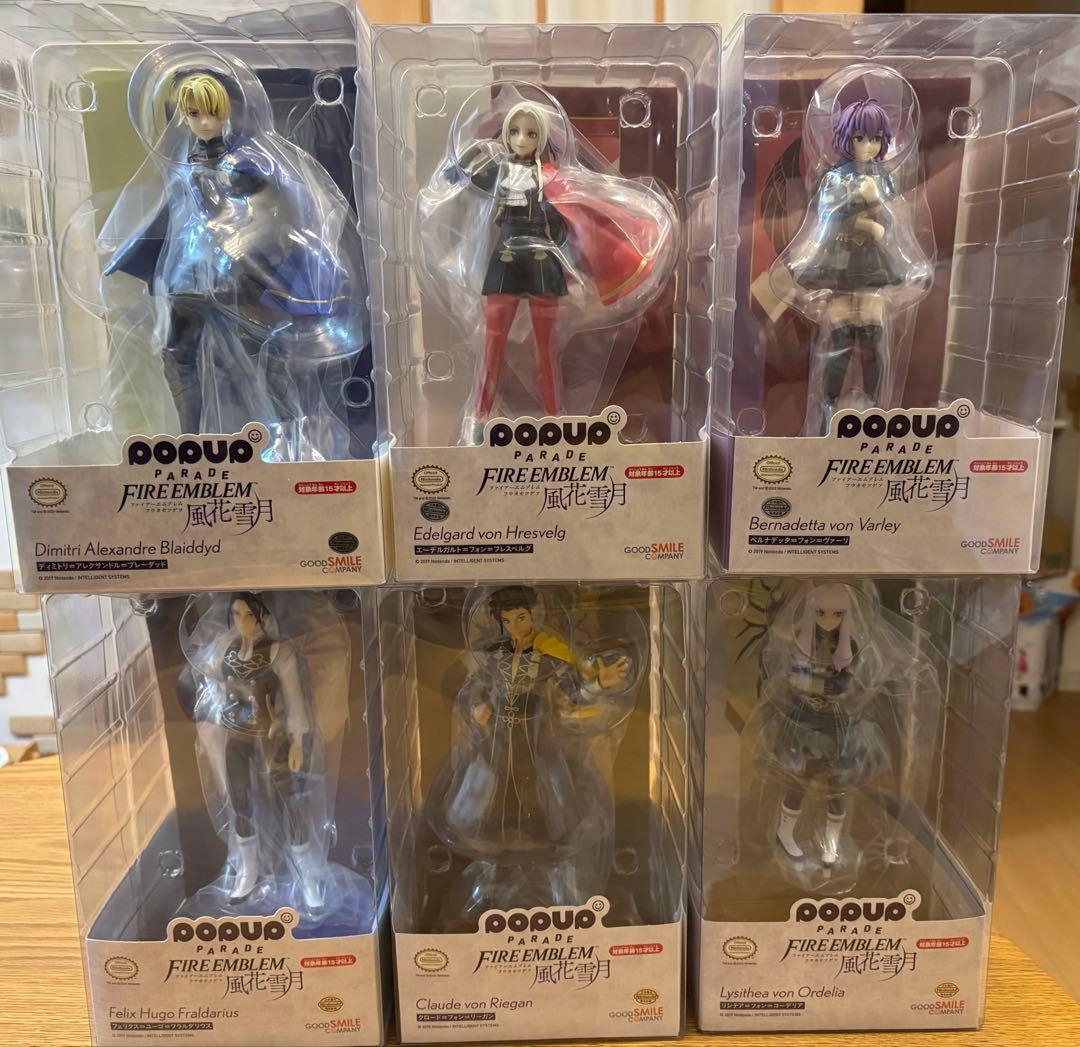 POP UP PARADE ファイアーエムブレム風花雪月 フィギュア 6個セット
