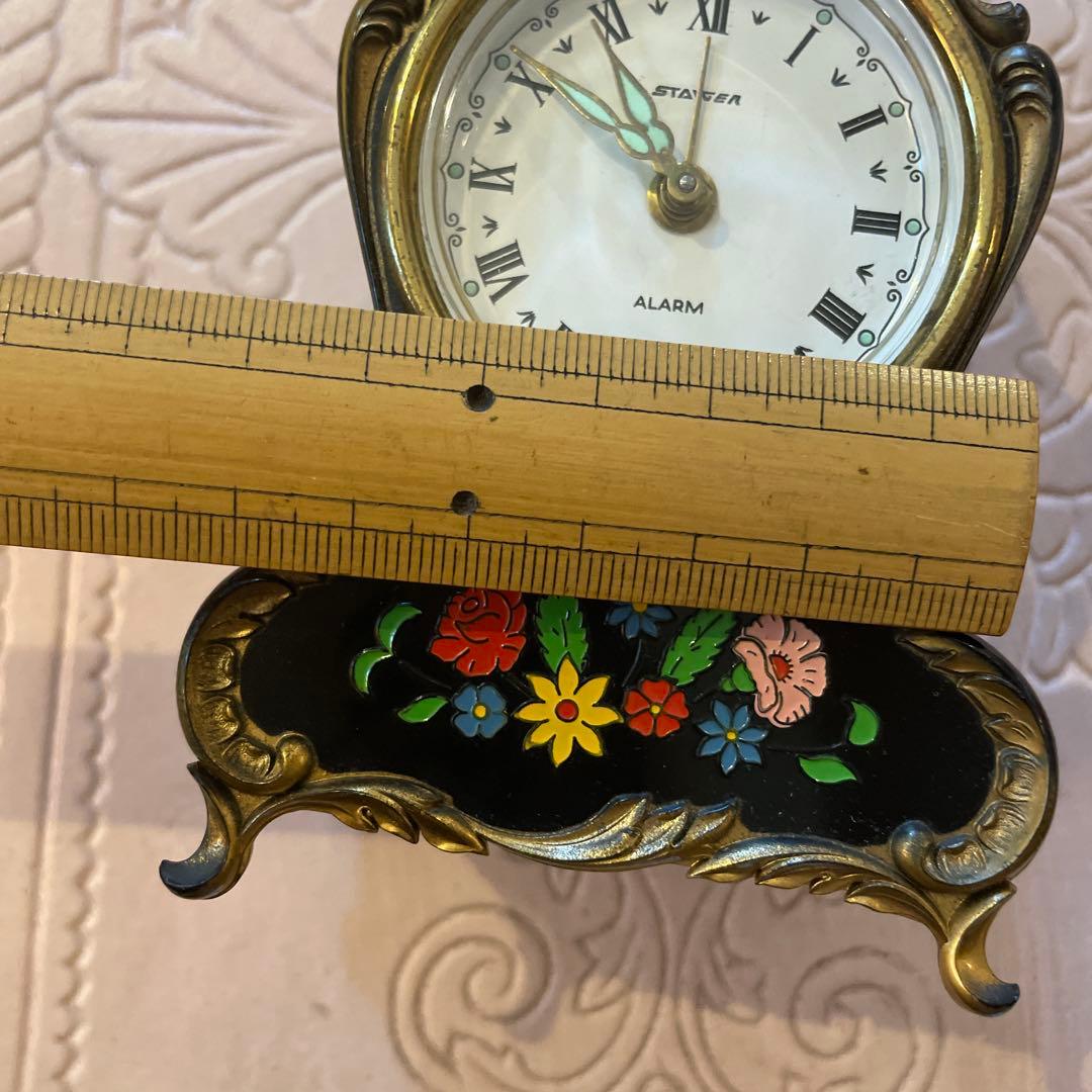 STAYER アラームクロック フラワーモチーフ