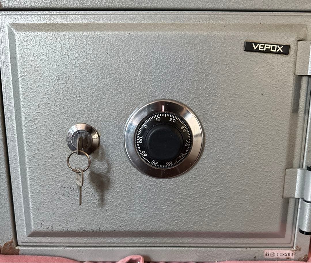 VEPOX ダイヤル式金庫 グレー