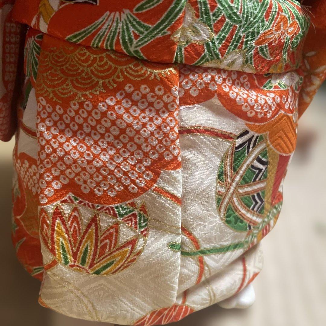 茶運人形 約45cm 和柄着物