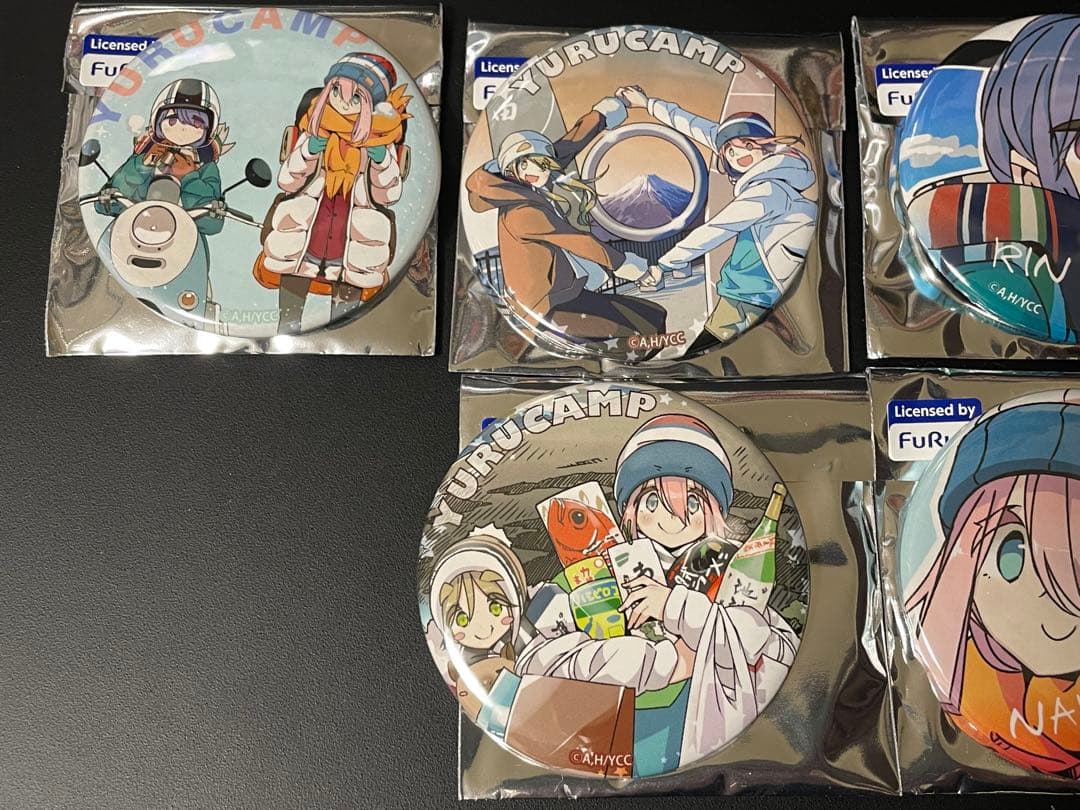 ゆるキャン△ 缶バッジ　志摩リン　各務原なでしこ　セット　新品未使用