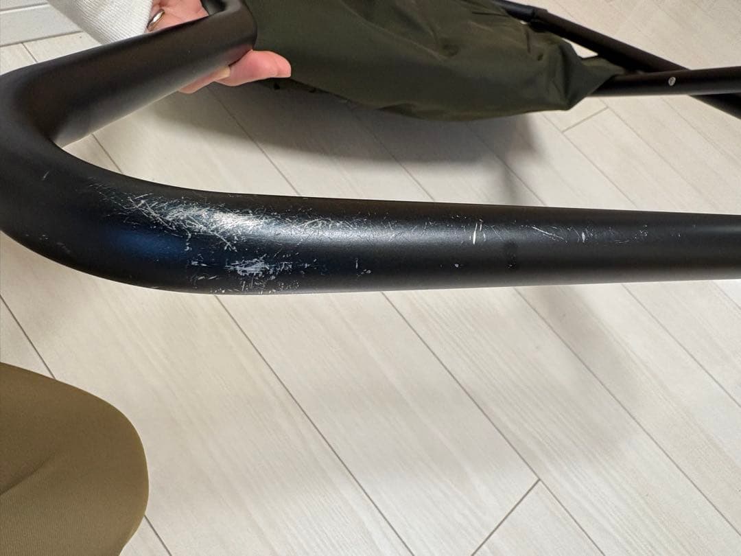 二回使用のみ！THE NORTH FACE アウトドアチェア オリーブグリーン