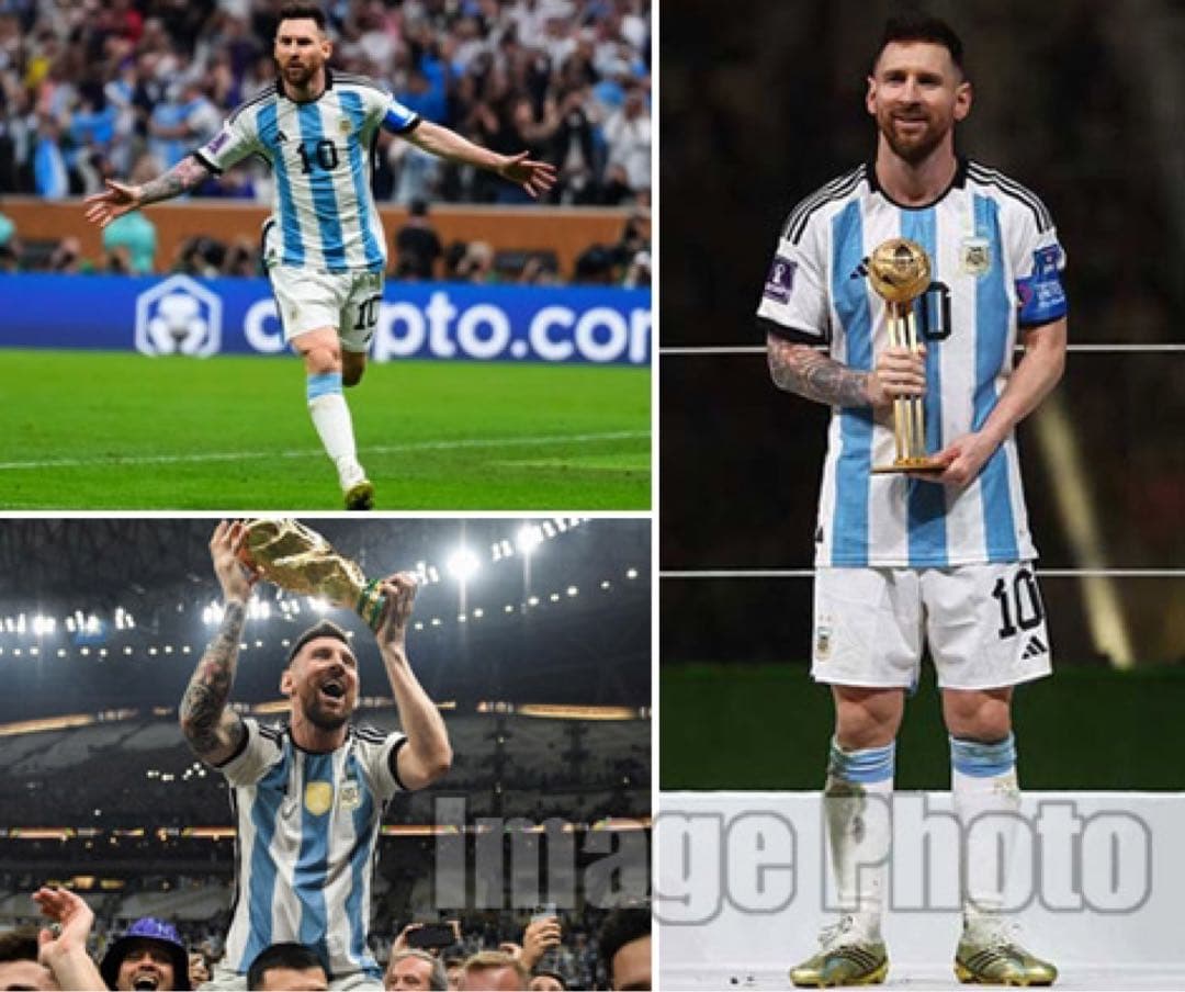 【オリジナルフィギュア】検) メッシ ワールドカップ2022 優勝&MVPver