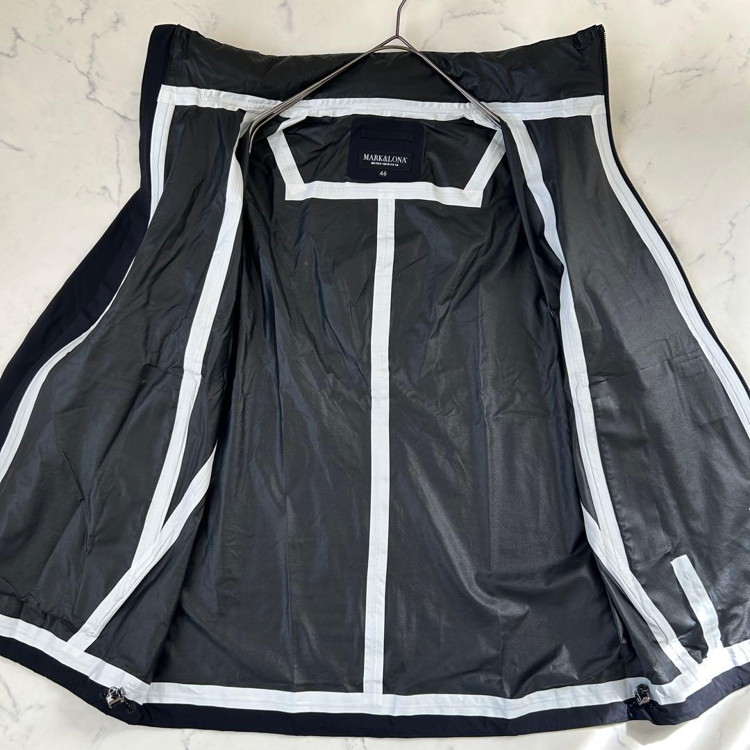 マークアンドロナ コードシリーズ レインウェア ブルゾン フード 4ウェイ