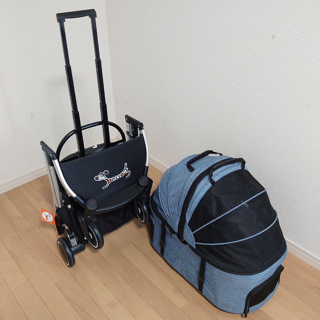 PETTOM 分離型 ペットカート 折りたたみ可 ペットキャリー