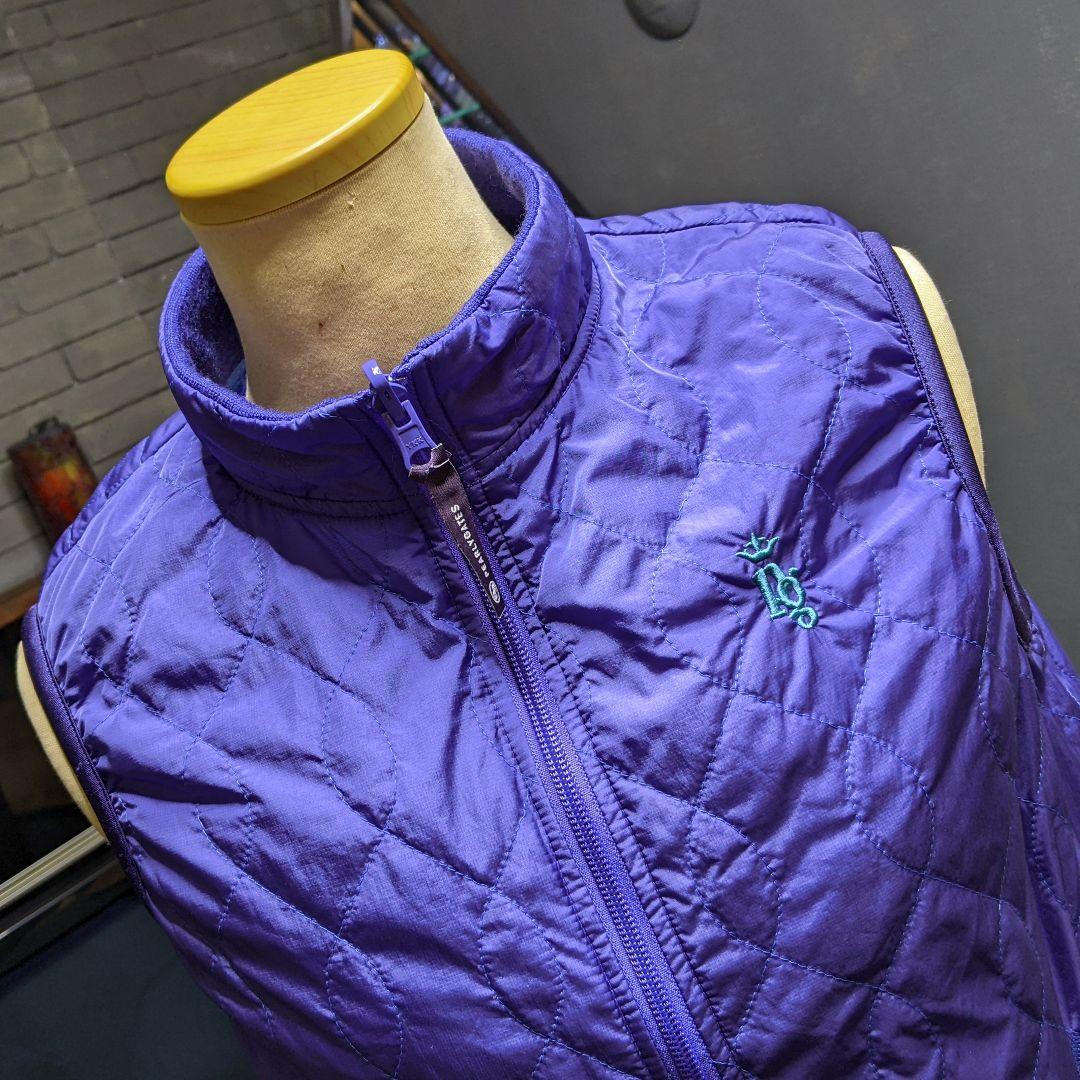 パーリーゲイツ　キルティング　リバーシブル　ナイロン　中綿　ベスト　ゴルフウェア