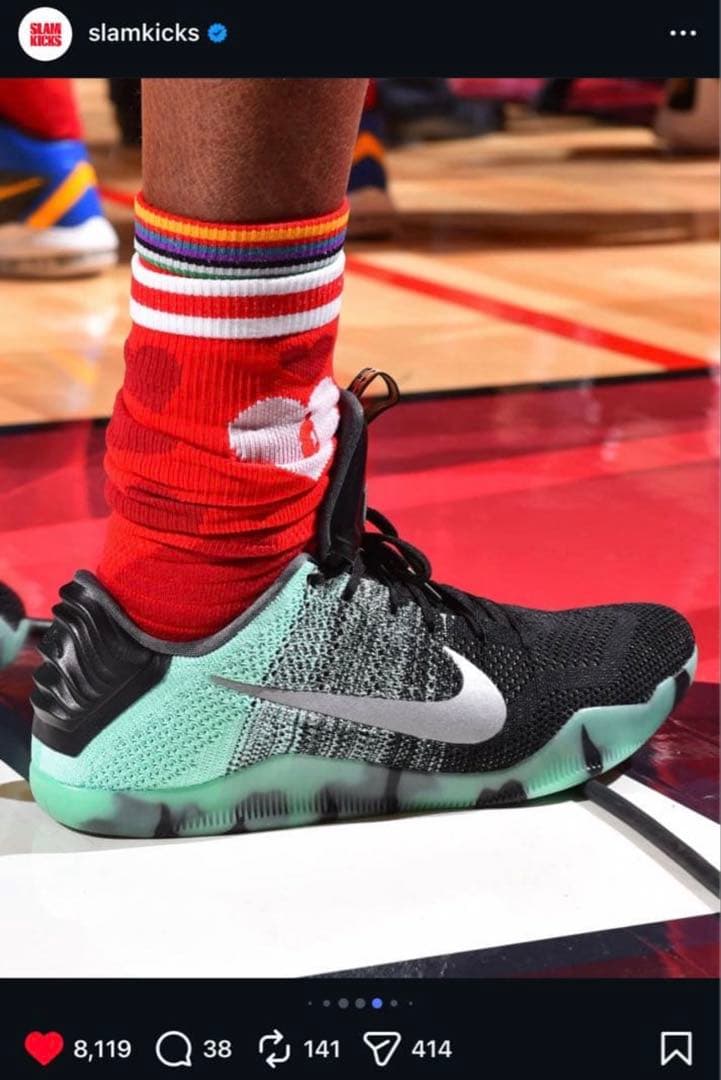 Nike Kobe 11 all star カリー着用