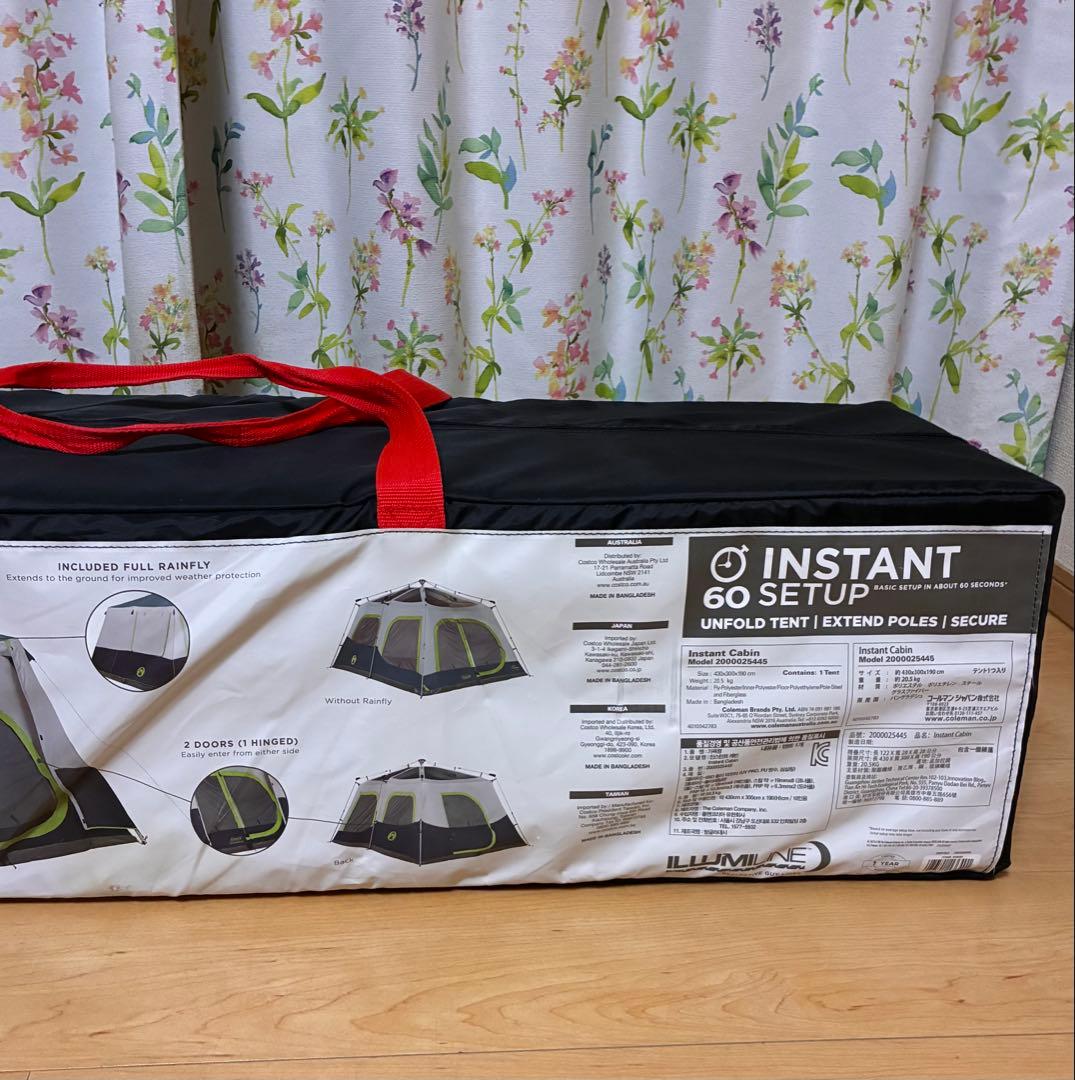 Coleman instant cabin 10 person 大型 テント