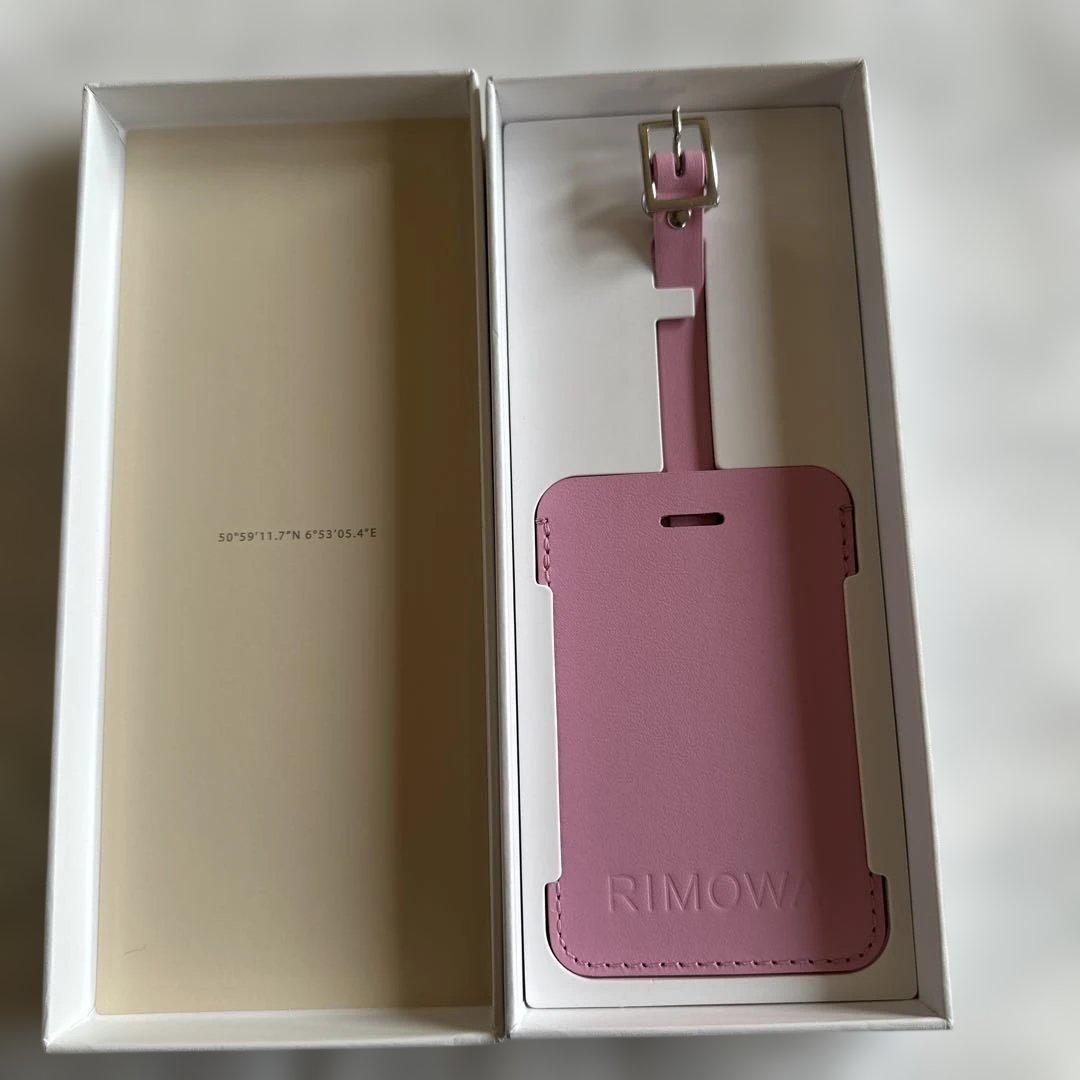 RIMOWA ラゲージタグ　 ローズピンク