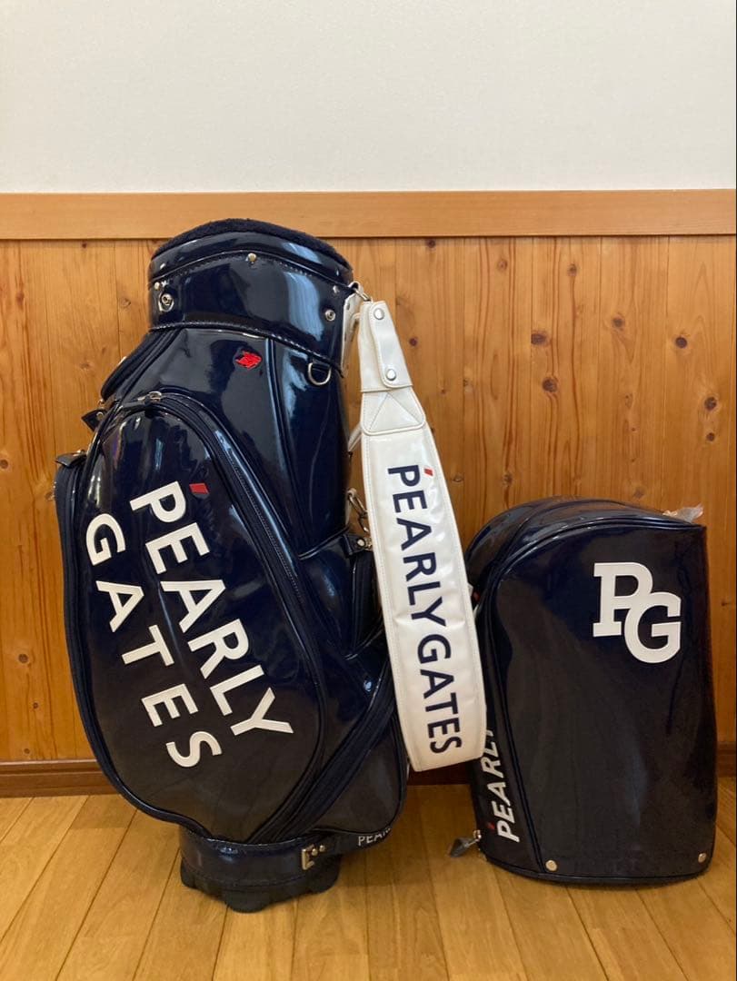 PEARLY GATESエナメルキャディバッグ パーリーゲイツキャディバッグ